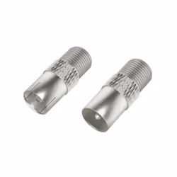 Hama 00205313, Type F, Type F, Mâle, Métallique, 1 pièce(s)
