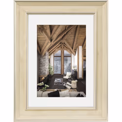Hama Rustic, Verre, Polystyrène, Naturel, Cadre pour une seule photo, Table, Mur, 9 x 13 cm, Pays