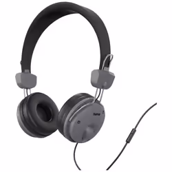 Hama Fun, Avec fil, Appels/Musique, 20 - 20000 Hz, 119 g, Casque, Noir