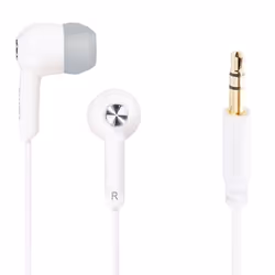 Hama Gloss, Avec fil, Musique, 20 - 20000 Hz, Écouteurs, Gris, Blanc