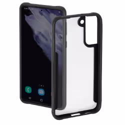 Hama Metallic Frame, Housse, Samsung, Galaxy S22+ (5G), 16,6 cm (6.55"), Noir, Transparent