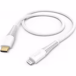 Hama 00201603, 1,5 m, Lightning, USB C, Mâle, Mâle, Blanc