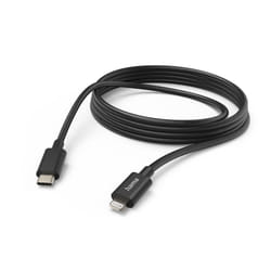 Hama 00201599 câble Lightning 3 m Noir