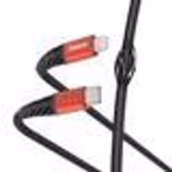 Hama Extreme, 1,5 m, Lightning, USB C, Mâle, Mâle, Noir, Rouge