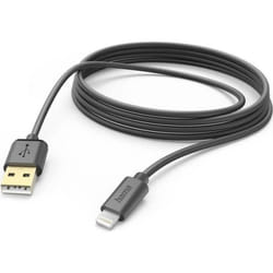 Hama 00201582 câble Lightning 3 m Noir