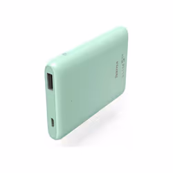 Hama SLIM 5HD, 5000 mAh, Lithium Polymère (LiPo), Couleur menthe