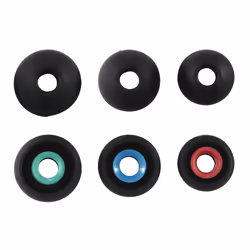 Hama 00184150, Écouteur, Silicone, Noir, Bleu, Vert, Rouge