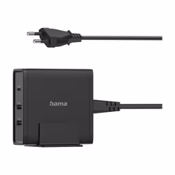 Hama 00200017, Intérieure, Secteur, 20 V, 3 A, 1,2 m, Noir