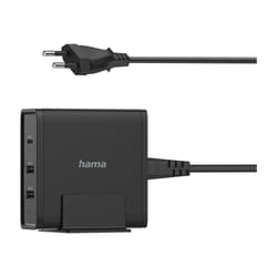 Hama 00200017 chargeur d'appareils mobiles Universel Noir Secteur Charge rapide Intérieure