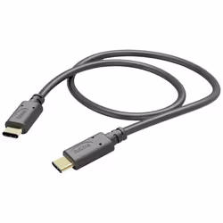 Hama 00201589, 1 m, USB C, USB C, USB 2.0, 480 Mbit/s, Noir
