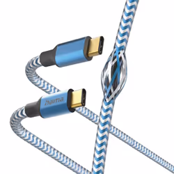 Hama Reflective câble USB 1,5 m USB 2.0 USB C Bleu - Vue supplémentaire 2
