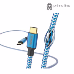 Hama Reflective câble USB 1,5 m USB 2.0 USB C Bleu - Vue supplémentaire 3