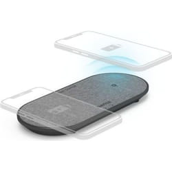 Hama QI-FC10 DUO Smartphone Noir Secteur Recharge sans fil Charge rapide Intérieure
