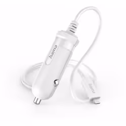 Hama 00201607, Auto, Allume-cigare, 5 V, 1 m, Blanc