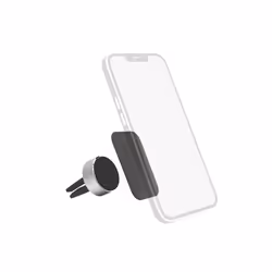 Hama Magnet Alu, Mobile/smartphone, Support passif, Voiture, Noir, Métallique