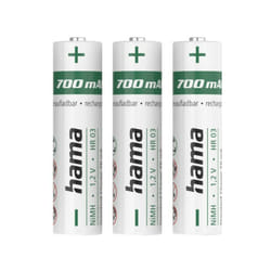 Hama 00223526 pile domestique Batterie rechargeable AAA Hybrides nickel-métal (NiMH)