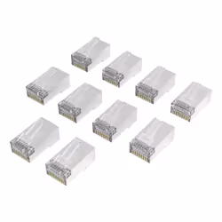 Hama 00300028, Cat6a, RJ-45, Argent, Transparent