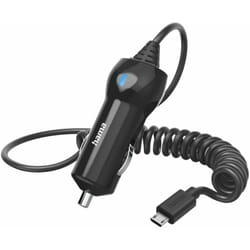 Hama 00201608 chargeur d'appareils mobiles Téléphone portable, Smartphone Noir Lightning Auto