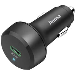 Hama 00201637 chargeur d'appareils mobiles Smartphone, Tablette Noir Allume-cigare Charge rapide Auto