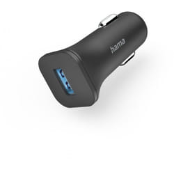 Hama 00201634 chargeur d'appareils mobiles Téléphone portable, Smartphone Noir Allume-cigare Auto