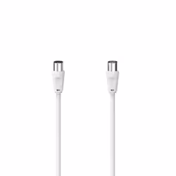 Hama 00305052, 5 m, Coaxial, Coaxial, Blanc