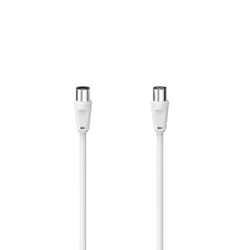 Hama 00305052 câble coaxial 5 m Blanc