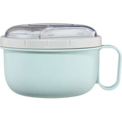 Hama 00181583 gamelle Boîte de rangement alimentaire 1,1 L Acrylonitrile-Butadiène-Styrène (ABS), Polypropylène (PP), Silicone Gris, Bleu clair, Transparent, Blanc 1 pièce(s)