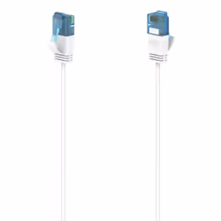 Hama Flexi-Slim câble de réseau Blanc 0,75 m Cat6a U/UTP (UTP)