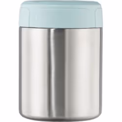 Hama To Go, Boîte, Rond, 0,5 L, Bleu, Argent, Acier inoxydable, 6 h