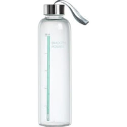 Hama 00181596 gourde Utilisation quotidienne 500 ml Verre, Silicone Transparent