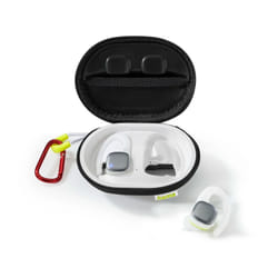 Hama Spirit Athletics Casque True Wireless Stereo (TWS) Crochets auriculaires Sports Bluetooth Blanc, Jaune