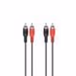 Hama 00305034, 2 x RCA, Mâle, 2 x RCA, Mâle, 3 m, Noir