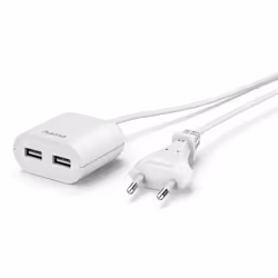 Hama 00223203, 1,9 m, Intérieure, Type C, Droit, Blanc, 110 - 240 V
