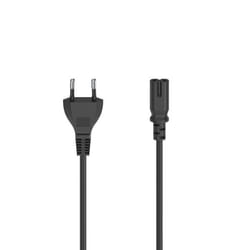 Hama 00200777 câble électrique Noir 2,5 m CEE7/16 IEC C7