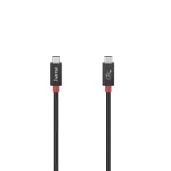 Hama 00200779 câble USB 1 m USB4 Gen 3x2 USB C Noir