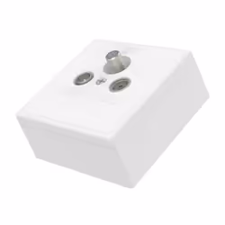 Hama Skitu, 2x SAT + TV + Radio, Blanc, 68 mm, 68 mm, 39 mm, 1 pièce(s)