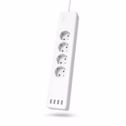 Hama 00176628, 1,7 m, Intérieure, Blanc, 4 sortie(s) CA, 4,2 A, 5 V