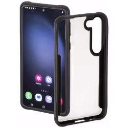 Hama Metallic Frame, Housse, Samsung, Galaxy S23, 15,5 cm (6.1"), Noir, Transparent