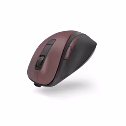 Hama MW-500 Recharge, Droitier, Optique, RF sans fil, 1600 DPI, Noir, Bourgogne