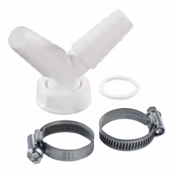Xavax 00220738, Connecteur de tuyau, Plastique, Blanc