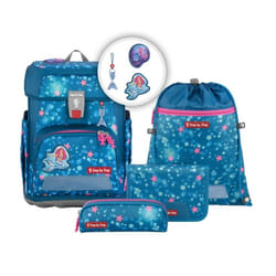 Step by Step Cloud sac à dos Cartable sac à dos Rose, Turquoise Polyester