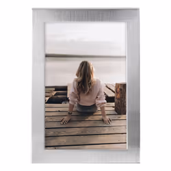 Hama 00193111, Cadre pour une seule photo, Aluminium, Argent, Table, Mur, 15 x 20 cm, Rectangulaire