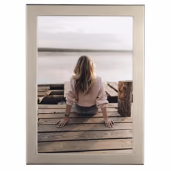 Hama Riva, Cadre pour une seule photo, Aluminium, Verre, Titane, Table, Mur, 13 x 18 cm, Rectangulaire