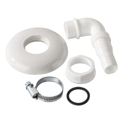 Xavax 00220744 raccord des tuyaux d'eau Connecteur de tuyau Plastique Noir, Métallique, Blanc