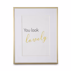 Hama "Sassy", Aluminium, Or, Cadre pour une seule photo, Table, Mur, 10 x 15 cm, Rectangulaire