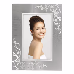 Hama 00193123, Cadre pour une seule photo, Aluminium, Argent, Table, Mur, 13 x 18 cm, Rectangulaire