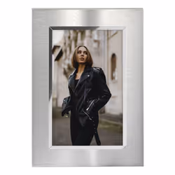 Hama 00193124, Cadre pour une seule photo, Aluminium, Argent, Table, Mur, 13 x 18 cm, Rectangulaire