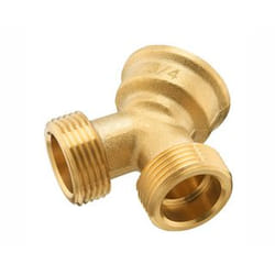Xavax 220735 raccord des tuyaux d'eau Connecteur de tuyau Laiton Or 1 pièce(s)