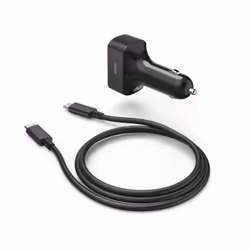 Hama 00200018 chargeur d'appareils mobiles Ordinateur portable, Chargeur électrique, Smartphone, Tablette Noir Allume-cigare Auto