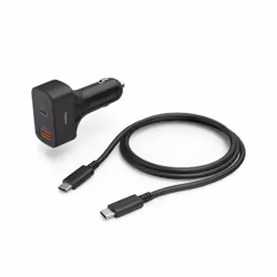 Hama 00200018 chargeur d'appareils mobiles Ordinateur portable, Chargeur électrique, Smartphone, Tablette Noir Allume-cigare Auto